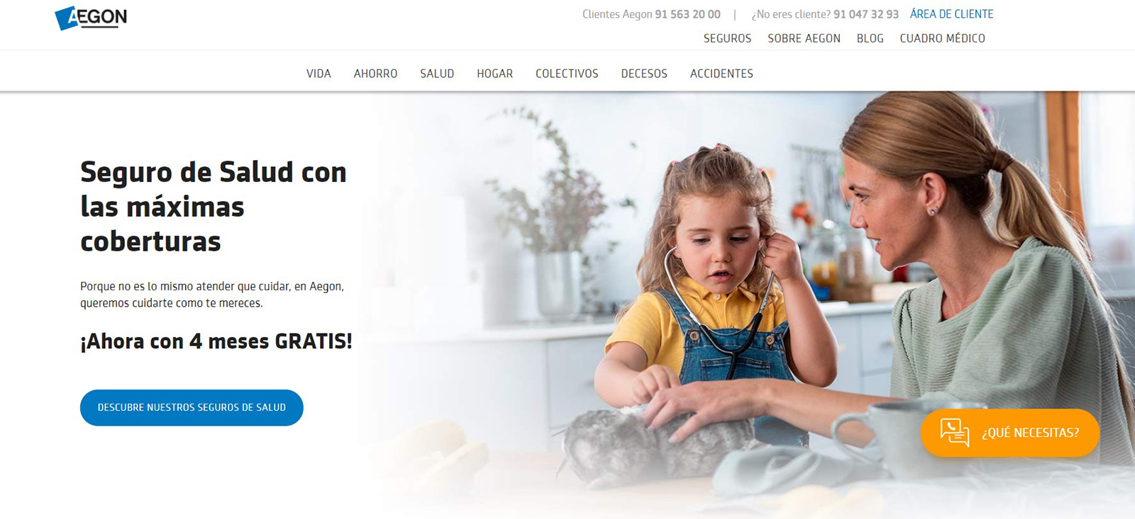 Nueva web de AEGON