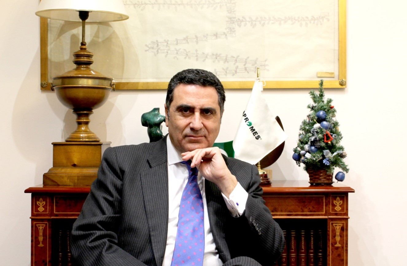 Tribuna del presidente de APROMES