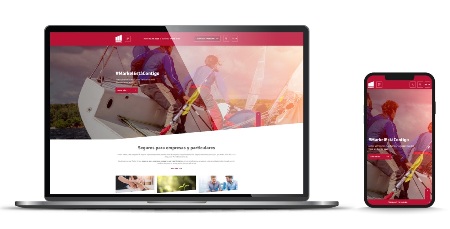 Nueva web de Markel