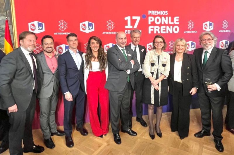 APROMES, comprometida con la seguridad vial, en los Premios Ponle Freno de Atresmedia y Fundación Axa