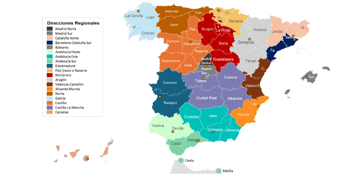 MAPFRE renueva su estructura territorial reforzándola con 76 nuevas posiciones directivas