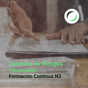 Formación Continua Nivel 3: <strong>Gerencia de Riesgos</strong>